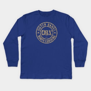 Outer Banks, OBX, North Carolina Kids Long Sleeve T-Shirt